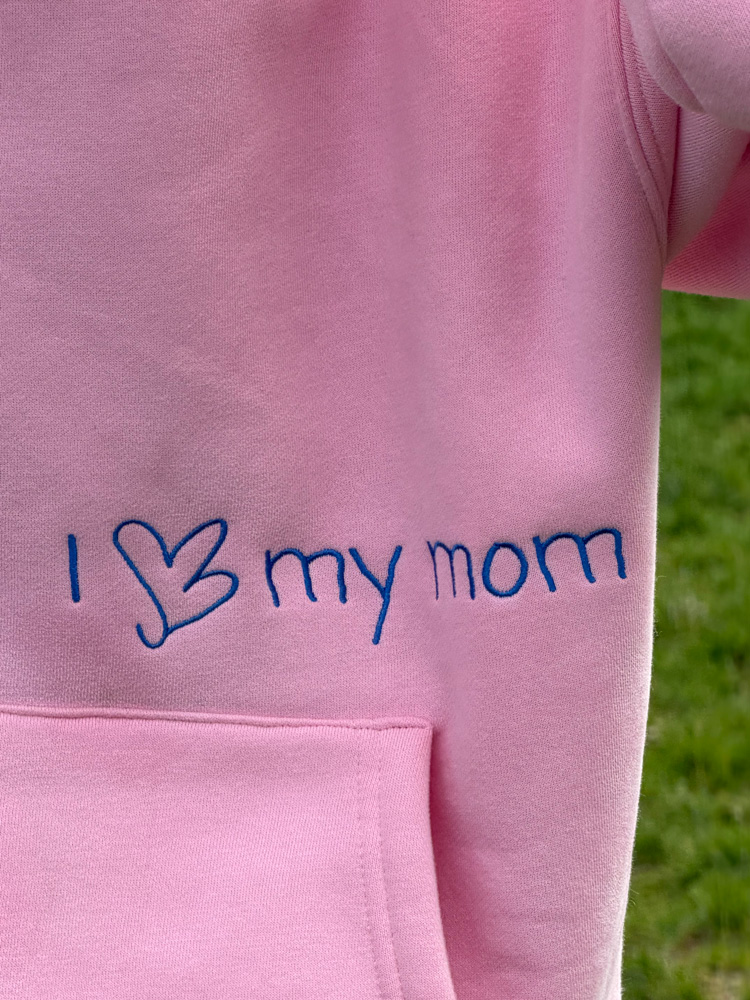 I <3 My Mom Hoodie - Image 3