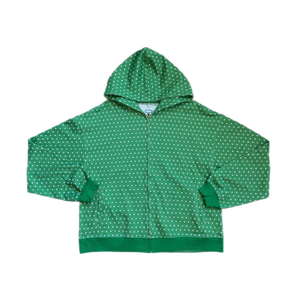 Polka Dot Zip- Up